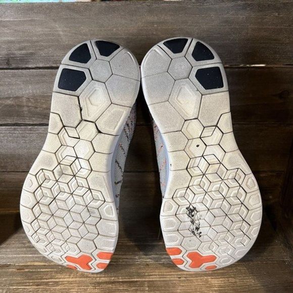 Womens Nike Free RN Run 4.0 Flyknit Athletic Shoes‎ Sneakers Size 8 M GUC - Picture 5 of 6